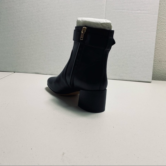 $327 NIB Coach Tania Black Leather Booties Sz 6.5 - Picture 10 of 10